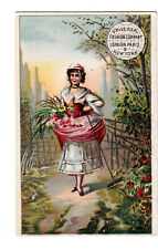Universal Fashion Co Miss M Ayres Philadelphia PA Patterns City Vict Card c1880s picture