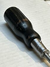 Vintage Great Neck Wood Handle Slotted Screwdriver USA picture