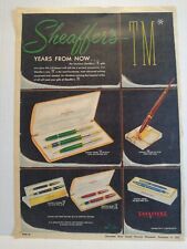 Vintage 1951 Shaffer's Pen Print Ad picture