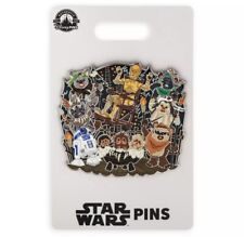 Disney Parks Star Wars Family Cast Trading Pin Return of Jedi Ewoks R2-D2 - NEW picture