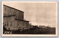 RPPC Farm Houses Church Warehouse Building Real Photo Postcard picture