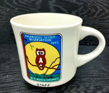 Vintage BSA Boy Scout Mug WD Boyce Council Ingersoll Reservation Coffee Cup 1993 picture