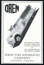 1946 Union Volunteer Fire Company engine truck photo Oren trade print ad picture