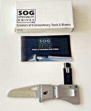 SOG AC75 Access Card Folding Knife AUS-6A Japan 2002 picture