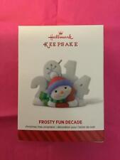 Hallmark Keepsake Ornament 2014 Frosty Fun Decade 5th fifth repaint red new picture
