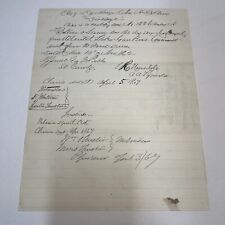 1867 Civil War Discharge Document  picture