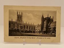 1900 Frith's Series Post Card Oxford Magdalen College Quad. F. Frith & Co. Ltd. picture