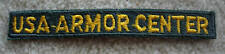 USA Armor Center tab patch 1950's-1960's AG Tanks picture
