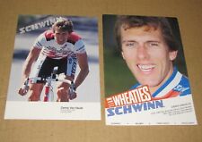 Wheaties Schwinn Icy Hot Cycling Team Danny Van Haute Postcards NEW picture