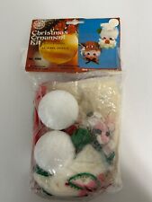 Vintage Walco Christmas Ornament Kit, Mr. and Mrs. Kringle, 1975, Pre-Owned picture
