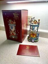 Disney Store Winnie The Pooh 3400 Limited Edition Snow Globe Hour Glass 55 Years picture
