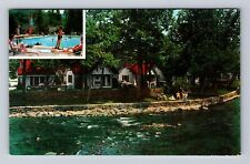 Gatlinburg TN-Tennessee, Town Court Motel, Advertising, Antique Vintage Postcard picture