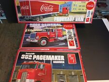 Lot Of Three Coca-Cola Rigs And Trailer picture