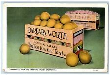 c1920 Barbara Worth Grapefruit Imperial Valley California CA Unposted Postcard picture