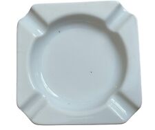 Vintage Pier 1 Imports White Square Ashtray Made In Japan 1990 MCM Designs picture
