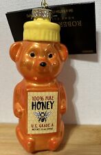 Robert Stanley Honey Bear Bottle Glass Ornament 5