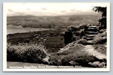 1940s RPPC Wenatchee Valley from OHME GARDENS Washington WA VTG Postcard EKC picture