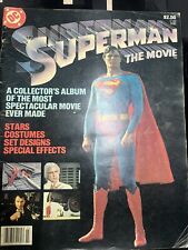 Superman The Movie Magazine 1979 Vintage Nice w/Poster DC picture