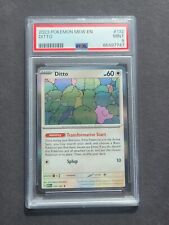 PSA 9 DITTO 132/165 - SCARLET & VIOLET 151 MEW EN HOLO RARE ENGLISH - MINT picture