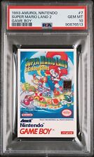 1993 Amurol Nintendo Game Boy Super Mario Land 2 #7 PSA 10 GEM MINT POP 1 picture