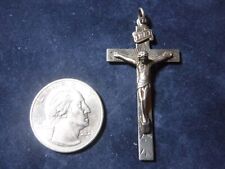 Vintage Sterling Silver Catholic Crucifix Pendant #2 picture