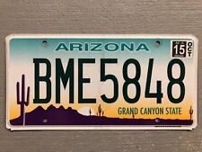 ARIZONA LICENSE PLATE GRAND CANYON STATE DESERT SCENE 🌵 RANDOM LETTERS/NUMBERS picture