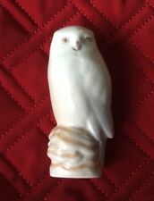 ROYAL COPENHAGEN Snowy Owl Porcelain Figurine Denmark Vintage picture