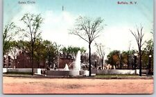 Postcard Gates Circle, Buffalo NY L205 picture
