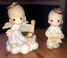 Lot of 2 Precious Moments Figurines - Safely Home & 272787  Follow Me Angel picture