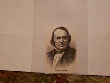 Louis Agassiz 1893 Harper's Weekly Woodcut RARE picture