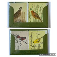Vintage Gwen Frostic Small Notecards Bird Designs Pheasant Goldfinch 12 Cards picture