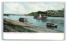 Postcard Delightful Steam Boat Ride on the Ohio River udb Island Queen T46 picture