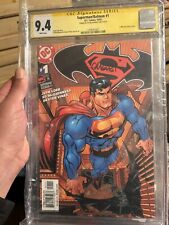 Superman/Batman 1 CGC Signature 9.4 Superman Signed Ed McGuinness Vines Cover picture