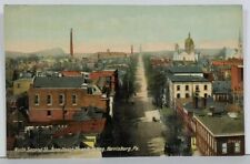 Harrisburg Pa North Second St from Union Trust Building c1915 Postcard P18 picture
