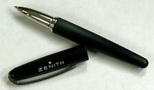 RARE ZENITH Genuine Ballpoint Pen Matte Black Cap-type with Box (Black Ink) picture