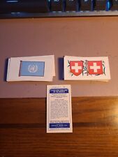 1967 Brooke Bond Tea COMPETE SET of 50 World Flags and Emblems Vintage Tobacco picture