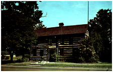 Postcard Chrome Newcom Tavern Dayton OH Col. George Newcom Van Cleve Park picture