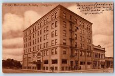 Albany Oregon OR Postcard Hotel Hammel Exterior Building c1914 Vintage Antique picture