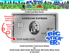 Ameriican Express AMEXX Platinum Credit Card SMART Sticker Skin Wrap picture