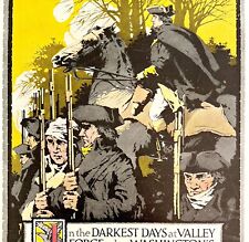 George Washington Valley Forge YC Cover 1918 Lithograph Patriotic Art HM1B picture