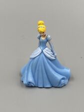 Disney Princess Cinderella PVC 2.25” Figure Blue Dress Gown Cake Topper picture