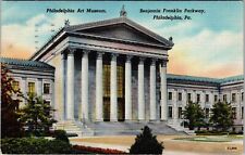 Philadelphia PA-Pennsylvania, Art Museum, Outside, Vintage Postcard picture