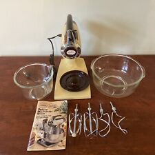 Vintage 1970s Sunbeam Deluxe Mixmaster Stand Mixer  picture