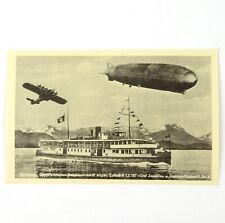 Post Card German Air Ship LZ 127 Zeppelin, Dornier Air Ship & Diesel Motor Ship picture