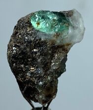 22Ct Beautiful Natural Color Emerald Crystal Specimen From Afghanistan  picture