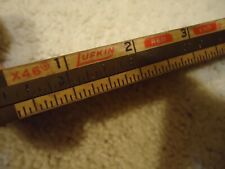 Vintage LUFKIN No. X46 Extension Ruler Folding Carpenter Ruler 72