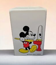 Vintage 1987 Dixie Cup Disney Mickey Mouse Pop Up Bathroom Cup Dispenser picture