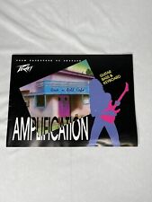 Peavey Vintage 1989 Amplification Catalog Guitar, Bass, and Keybord Amplifiers picture