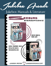 New Seeburg 220, 222 Jukebox Manual ovr250 CrystalClear Pages w/Troubleshooting picture