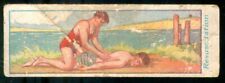 1920s COWANS Chocolate LEARN TO SWIM Card Rare V16 Art Deco COWAN COCOA Canadian picture